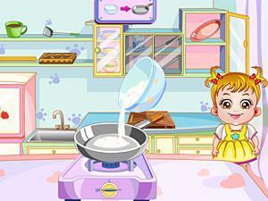 可爱宝贝做点心 甜蜜时光里的成长印记